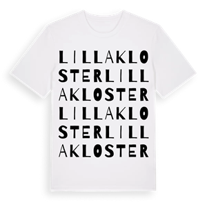 Lilla Kloster ordlek t-shirt – ekologisk bomull t-shirt från Pinshirt