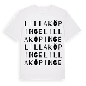 Lilla Köpinge ordlek t-shirt – ekologisk bomull t-shirt från Pinshirt