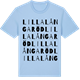 Blue Soul t-shirt med Lilla Långaröd ordlek t-shirt