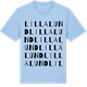 Blue Soul t-shirt med Lilla Lund ordlek t-shirt