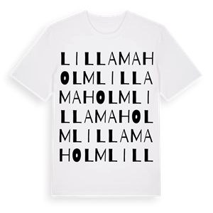 Lilla Maholm ordlek t-shirt – ekologisk bomull t-shirt från Pinshirt