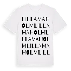 Lilla Maholm ordlek t-shirt – ekologisk bomull t-shirt från Pinshirt