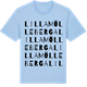 Blue Soul t-shirt med Lilla Mölleberga ordlek t-shirt