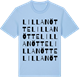 Blue Soul t-shirt med Lilla Nötte ordlek t-shirt