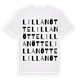 Lilla Nötte ordlek t-shirt