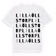 Lilla Öllstorp ordlek t-shirt