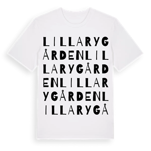 Lilla Rygården ordlek t-shirt – ekologisk bomull t-shirt från Pinshirt