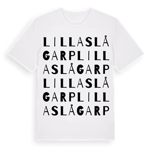 Lilla Slågarp ordlek t-shirt – ekologisk bomull t-shirt från Pinshirt