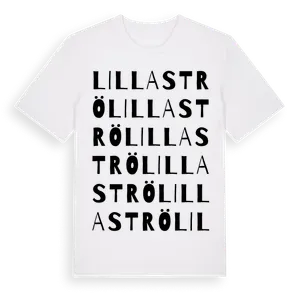 Lilla Strö ordlek t-shirt – ekologisk bomull t-shirt från Pinshirt