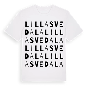 Lilla Svedala ordlek t-shirt – ekologisk bomull t-shirt från Pinshirt