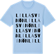 Blue Soul t-shirt med Lilla Svinön ordlek t-shirt