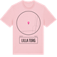 Pink Cotton t-shirt med Lilla Torg t-shirt