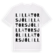 Lilla Torsjö ordlek t-shirt