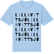 Blue Soul t-shirt med Lilla Vittsjö ordlek t-shirt