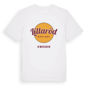 Lillaröd cirkel t-shirt – ekologisk bomull t-shirt från Pinshirt