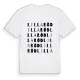 Lillaröd ordlek t-shirt