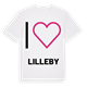 Jag älskar Lilleby t-shirt stort tryck