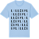 Blue Soul t-shirt med Lilleby ordlek t-shirt