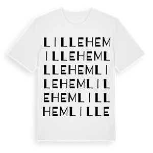 Lillehem ordlek t-shirt – ekologisk bomull t-shirt från Pinshirt