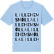 Blue Soul t-shirt med Lillehems mölla ordlek t-shirt