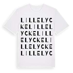 Lillelycke ordlek t-shirt – ekologisk bomull t-shirt från Pinshirt