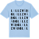 Blue Soul t-shirt med Lillevång ordlek t-shirt