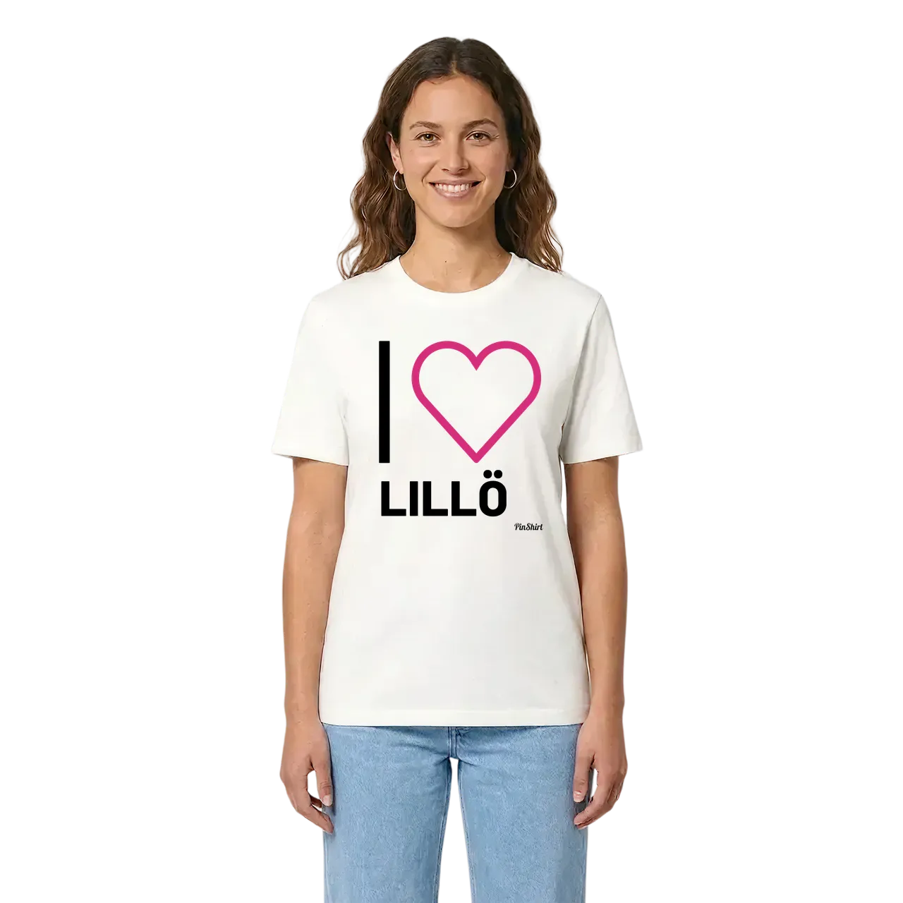 Jag älskar Lillö t-shirt stort tryck i miljö