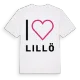 Jag älskar Lillö t-shirt stort tryck