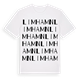 Limhamn ordlek t-shirt