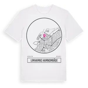 Limhamns Hamnområde t-shirt – ekologisk bomull t-shirt från Pinshirt