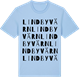 Blue Soul t-shirt med Lindbyvärn ordlek t-shirt