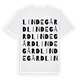 Lindegård ordlek t-shirt