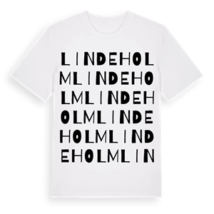 Lindeholm ordlek t-shirt – ekologisk bomull t-shirt från Pinshirt