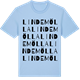 Blue Soul t-shirt med Lindemölla ordlek t-shirt