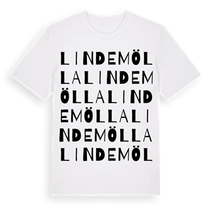 Lindemölla ordlek t-shirt – ekologisk bomull t-shirt från Pinshirt