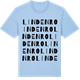 Blue Soul t-shirt med Lindenro ordlek t-shirt