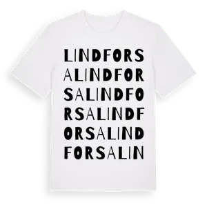 Lindforsa ordlek t-shirt – ekologisk bomull t-shirt från Pinshirt