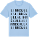 Blue Soul t-shirt med Linnekulla ordlek t-shirt