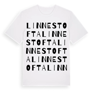 Linnestofta ordlek t-shirt – ekologisk bomull t-shirt från Pinshirt
