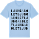 Blue Soul t-shirt med Ljungabolet ordlek t-shirt