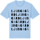 Blue Soul t-shirt med Ljungagård ordlek t-shirt