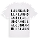 Ljungamölla ordlek t-shirt
