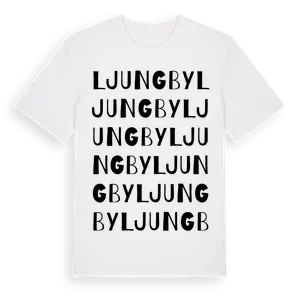 Ljungby ordlek t-shirt – ekologisk bomull t-shirt från Pinshirt