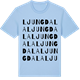 Blue Soul t-shirt med Ljungdala ordlek t-shirt
