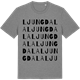 Mid Heather Gray t-shirt med Ljungdala ordlek t-shirt