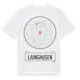 White t-shirt med Ljunghusen t-shirt