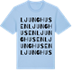 Blue Soul t-shirt med Ljunghusen ordlek t-shirt