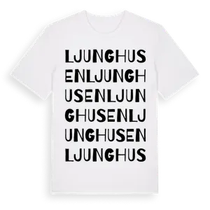 Ljunghusen ordlek t-shirt – ekologisk bomull t-shirt från Pinshirt