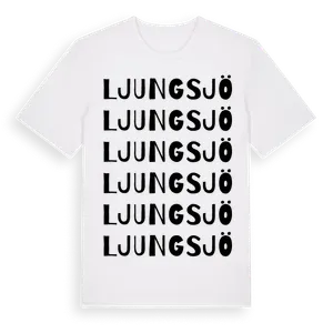 Ljungsjö ordlek t-shirt – ekologisk bomull t-shirt från Pinshirt