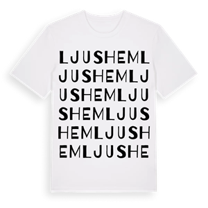 Ljushem ordlek t-shirt – ekologisk bomull t-shirt från Pinshirt